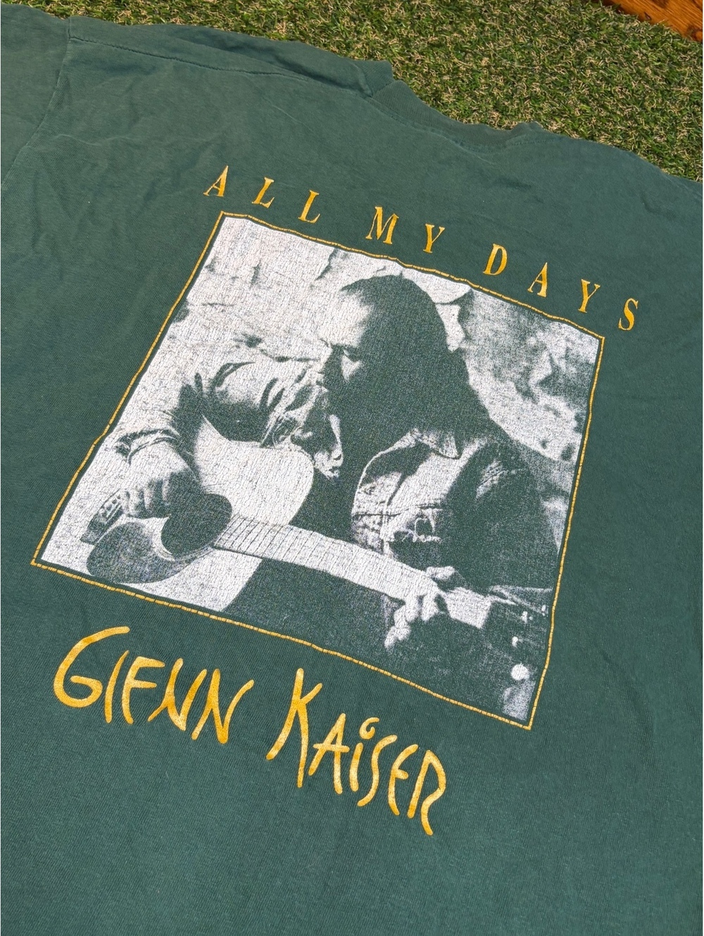 Vintage Glenn Kaiser All My Days Graphic T-Shirt XXL Green